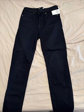 NWT Good American Good Legs Deep Blue Straight-Leg Jeans